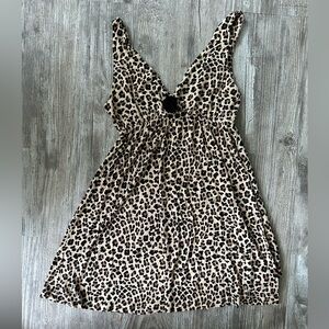 *SOLD!* Tart Intimates Cheetah Print Lingerie Slip Dress